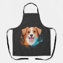 Search for dog portrait aprons Pug
