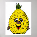 Search for tropical cartoon posters Pineapple