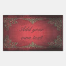 Search for elegant red stickers Regal