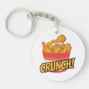 Search for fried chicken key rings Food
