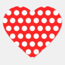 Search for red and white polka dot stickers Pattern