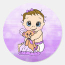 Search for purple teddy bear stickers Baby shower