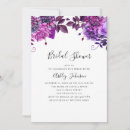 Search for violet bridal shower invitations Garden