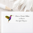 Search for hummingbird return address labels Colibri