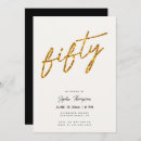 Search for gold and white birthday invitations Calligraphy