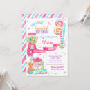 Search for sweet shoppe invitations Rainbow colourful