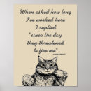 Search for funny cat drawing posters Cute