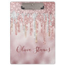 Search for rose gold chic clipboards Glitter