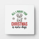 Search for christmas dog plaques Pug