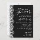 Search for black white lace bridal shower invitations Classic