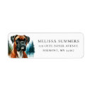 Search for boxer dog return address labels Pet