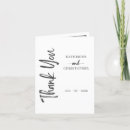 Search for black white wedding thank you cards Classic