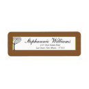 Search for tree wedding return address labels Brown