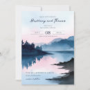 Search for lakeside wedding invitations Serene