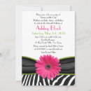 Search for sweet and sassy birthday invitations Chic