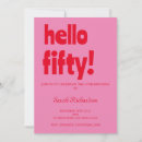 Search for typography 50th birthday invitations Aesthetic