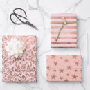Search for metallic christmas wrapping paper Pink