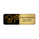 Search for rsvp address labels weddings Black