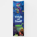 Search for trick or treat banners Witch