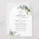 Search for simple calligraphy rustic greenery wedding invitations Eucalyptus leaves