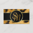 Search for leopard print business cards Wild animal