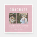 Search for pink graduation napkins Simple