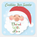 Search for christmas cookie labels Santa