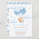 Search for balloons baby boy shower invitations Cute whimsical