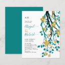 Search for teal black gold wedding invitations Floral