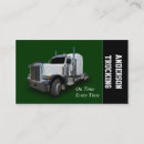 Search for semi truck business cards Transportation