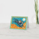 Search for black and white halloween cards Kitten