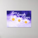 Search for live laugh love canvas prints Floral