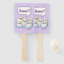 Search for bible hand fans Jesus