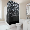 Search for bling shower curtains Diamond