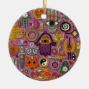Search for luck christmas tree decorations Illustration