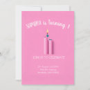 Search for candle birthday invitations Elegant