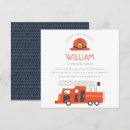 Search for fire engine red invitations Boys