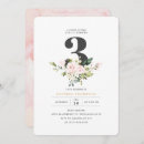 Search for floral party invitations Blush pink