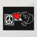 Search for love shopping postcards Coffee shop
