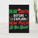Search for dear santa i can explain cards Kids