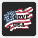 Search for i love usa stickers Country