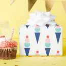 Search for ice cream wrapping paper Kids party