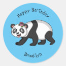 Search for cartoon panda stickers Bamboo