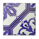 Search for navy geometric tiles Vintage