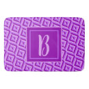 Search for purple bath mats Monogrammed