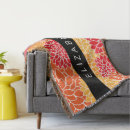 Search for dahlias blankets Floral pattern