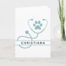 Search for paw print cards Veterinarian