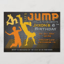 Search for jump birthday invitations Boy birthday party