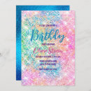 Search for iridescent invitations Glitter