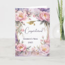 Search for flower graduation cards Pink